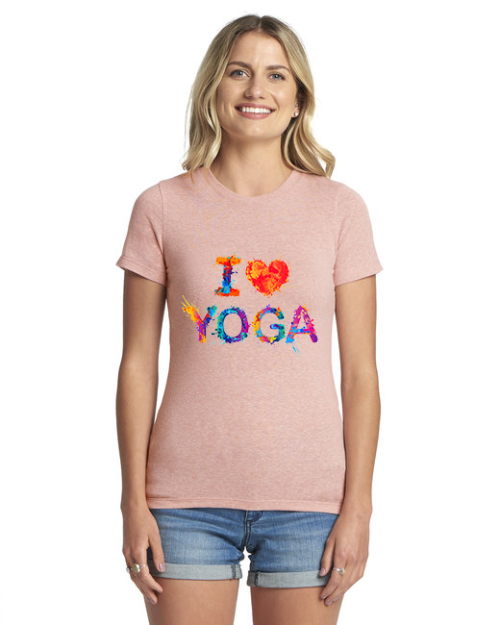 Ladies' Triblend Yoga Tee Shirt