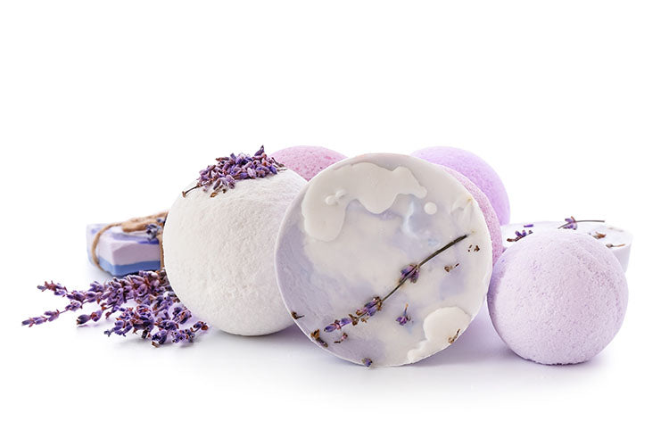 bath bombs and shower fizzies