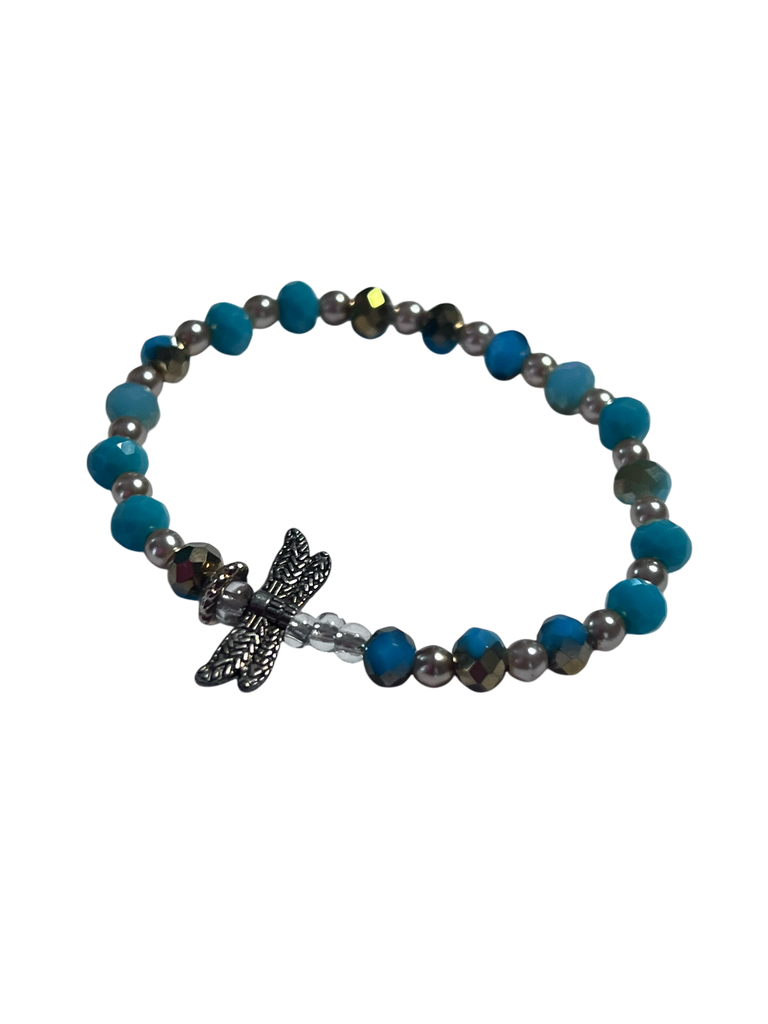 Dragonfly Gemstone Bracelet