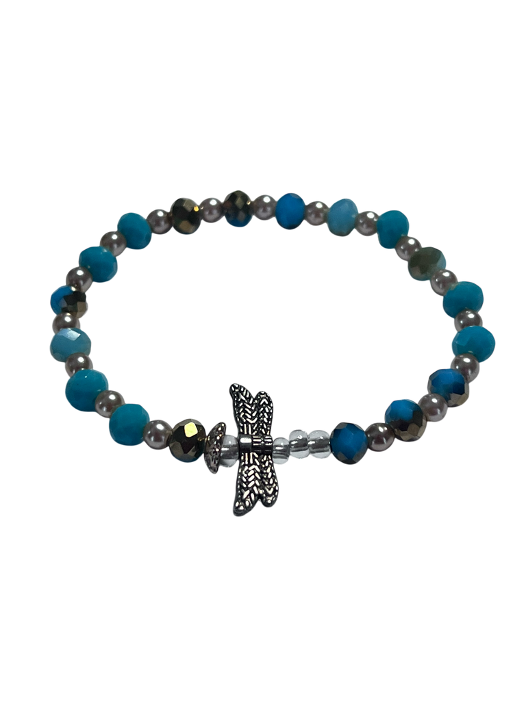 Dragonfly Gemstone Bracelet