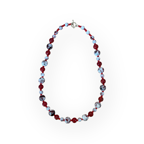 red jasper necklace