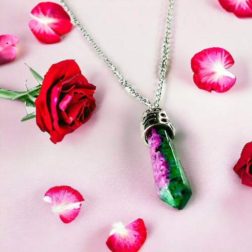 Ruby Fuchsite Necklace