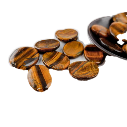 tiger eye worry stone