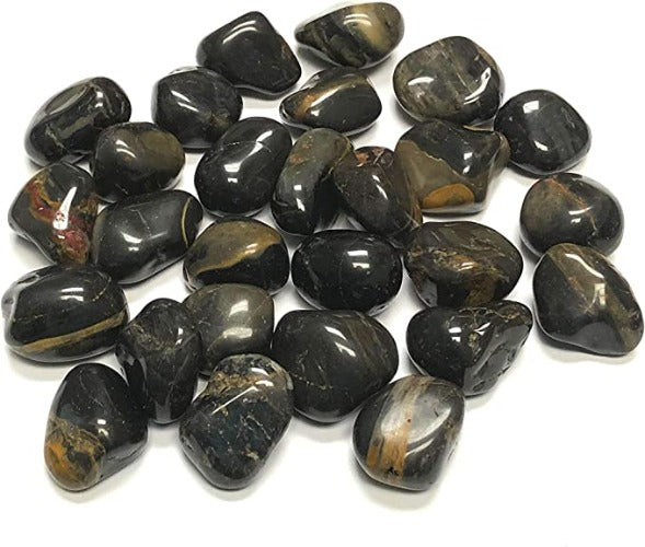 black onyx tumbled stone