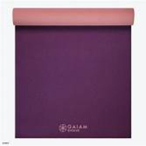 Gaiam Premium Yoga Mat - Stabilizing Grip