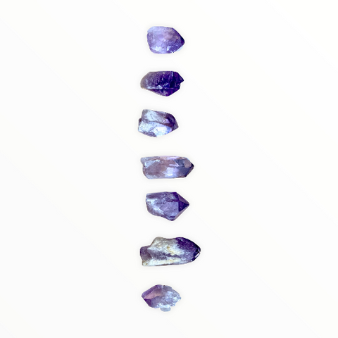 Amethyst Points - Rough Cut  Body, Mind & Soul Connection