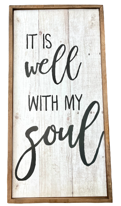 it is well with my soul plaque