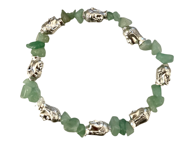 Green Aventurine and Buddha Bracelet