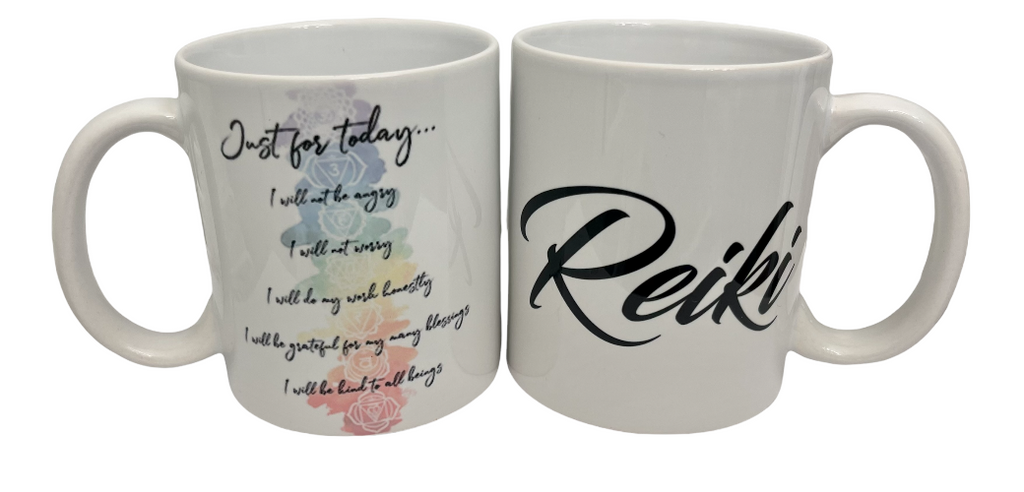 just for today reiki coffee cup