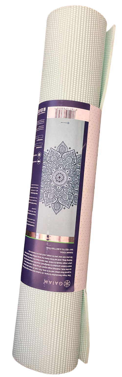 Buy Gaiam Premium Marrakesh Yoga Mat (6mm) Blue in KSA -SSS