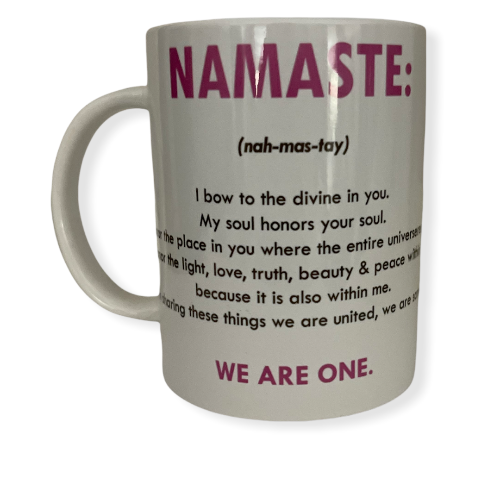 Yoga Coffee Mug, Yoga Mug, Still the Mind, Namaste, Buddha