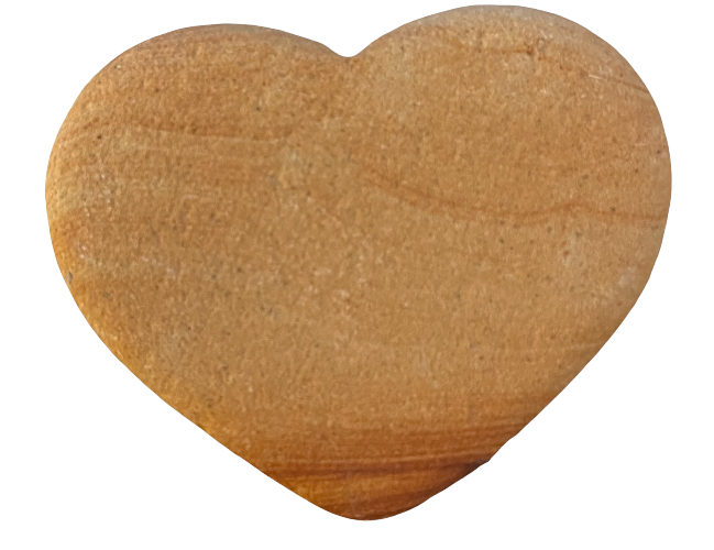 utah sandstone heart
