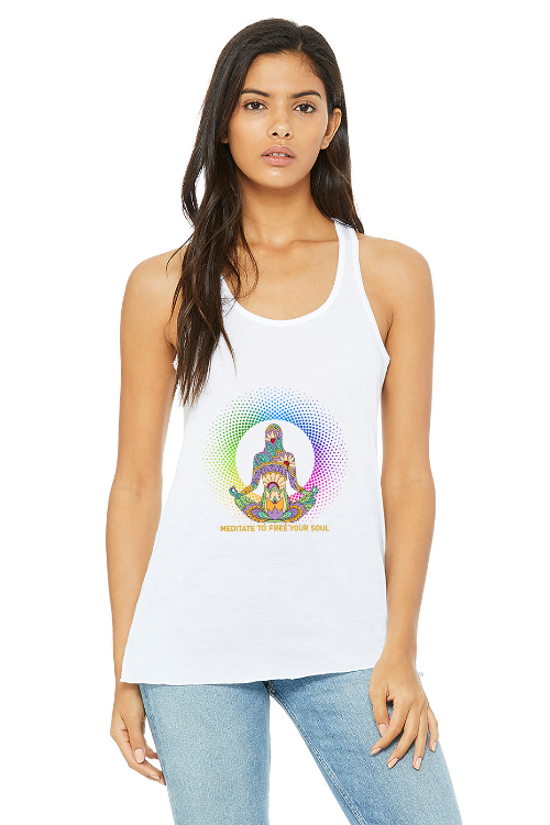 Meditate to Free Your Soul Women's Racerback Tank