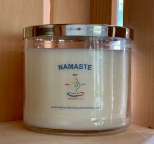 Namaste Candle - Body Mind Soul