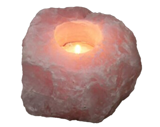 Rose Quartz Candle Holder (candleholder)