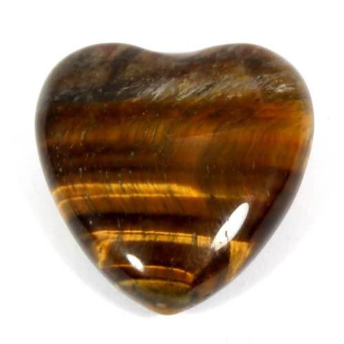 Heart Shaped Tiger Eye Stone