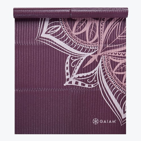 Gaiam Printed Yoga Mat - 5 mm - Save 35%